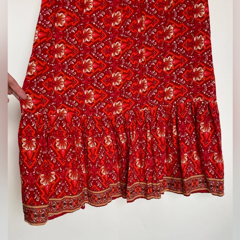 NWT Boho Maxi Wrap Dress - Small/Medium - Picture 15 of 16